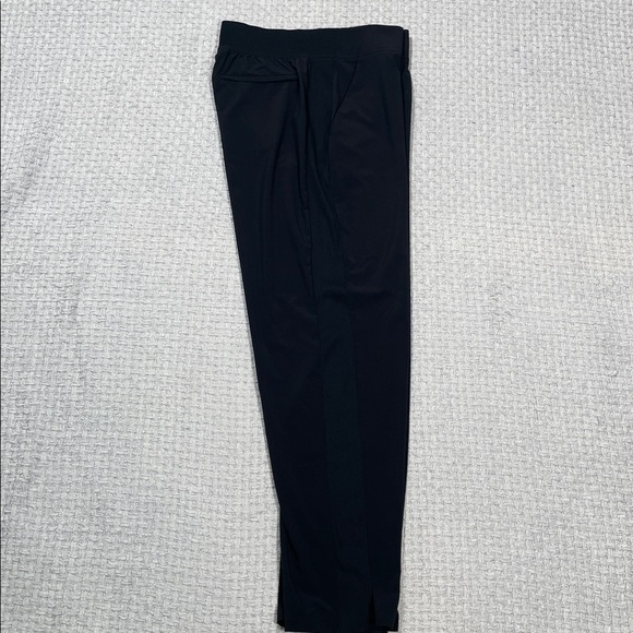 Athleta Womens Brooklyn Ankle Pants Ribbed Side Black Size 6 - Picture 7 of 15
